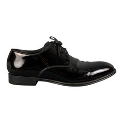 DOLCE & GABBANA - Chaussures noires à lacets, taille 7,5