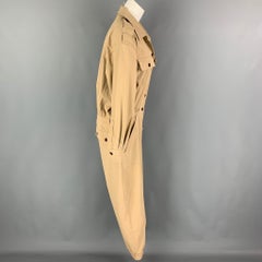 DOLCE & GABBANA Size 8 Beige Cotton Long Sleeve Jumpsuits