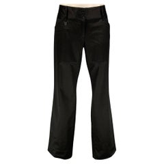 DOLCE & GABBANA Size 8 Black Cotton Blend Low Rise Dress Pants