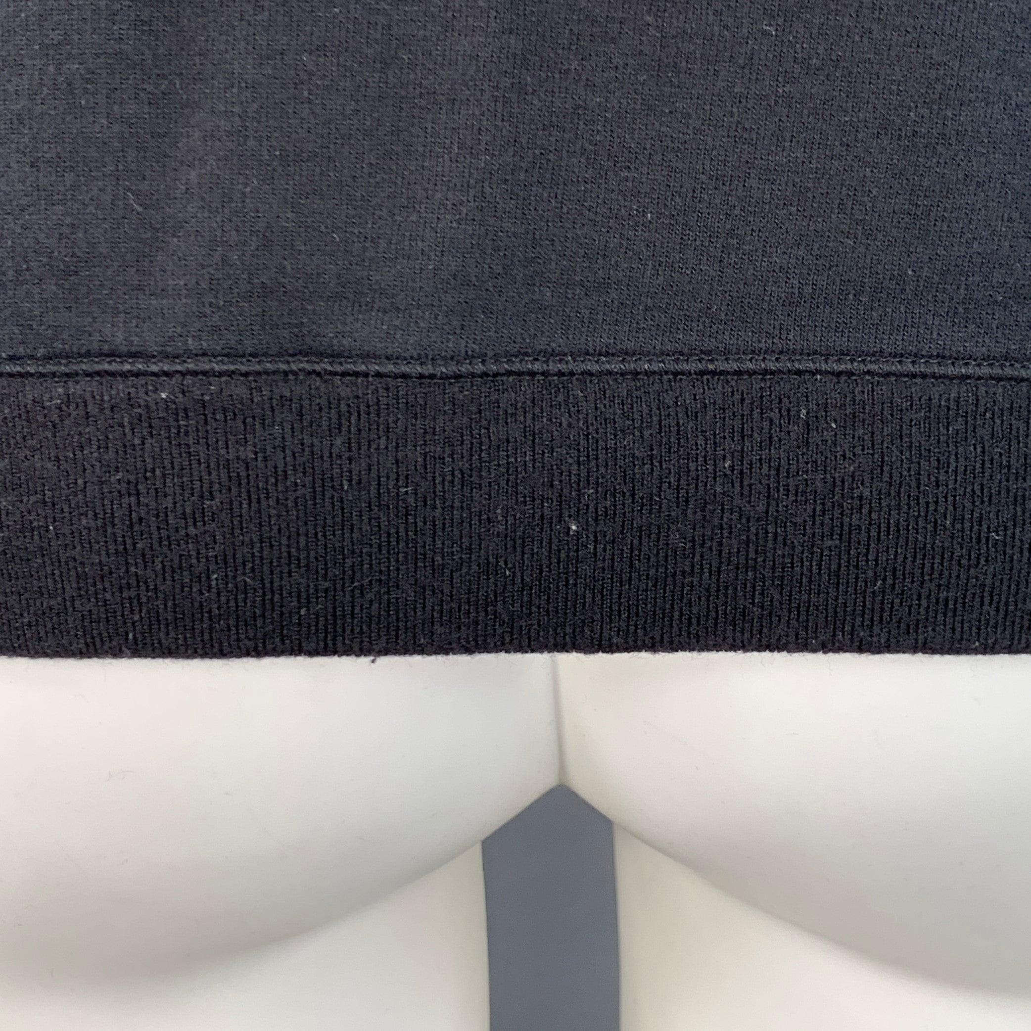 Uomo DOLCE & GABBANA Felpa con cappuccio in cotone e cachemire oro nero taglia M in vendita