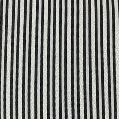 DOLCE & GABBANA Size M Black White Stripe Cotton Button Up Long Sleeve Shirt
