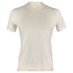 DOLCE & GABBANA Size M White Cotton T-shirt