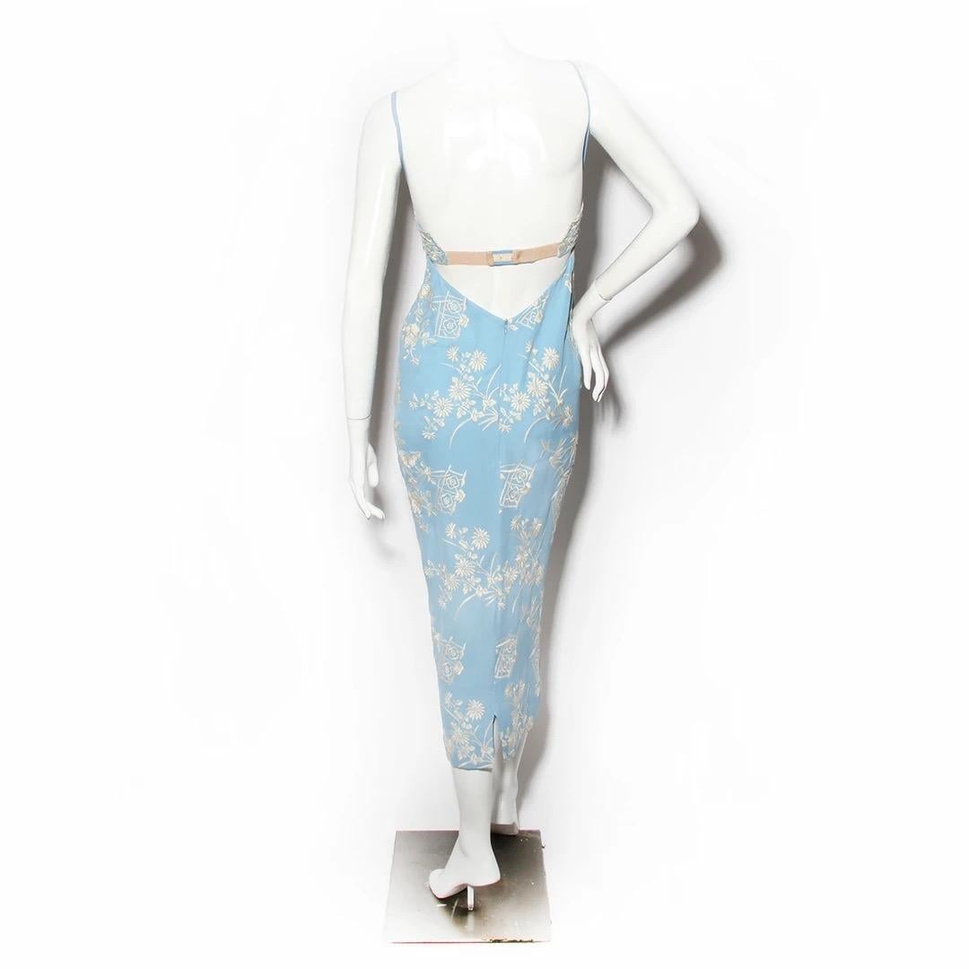 Blue Dolce & Gabbana Slip Dress SS1997
