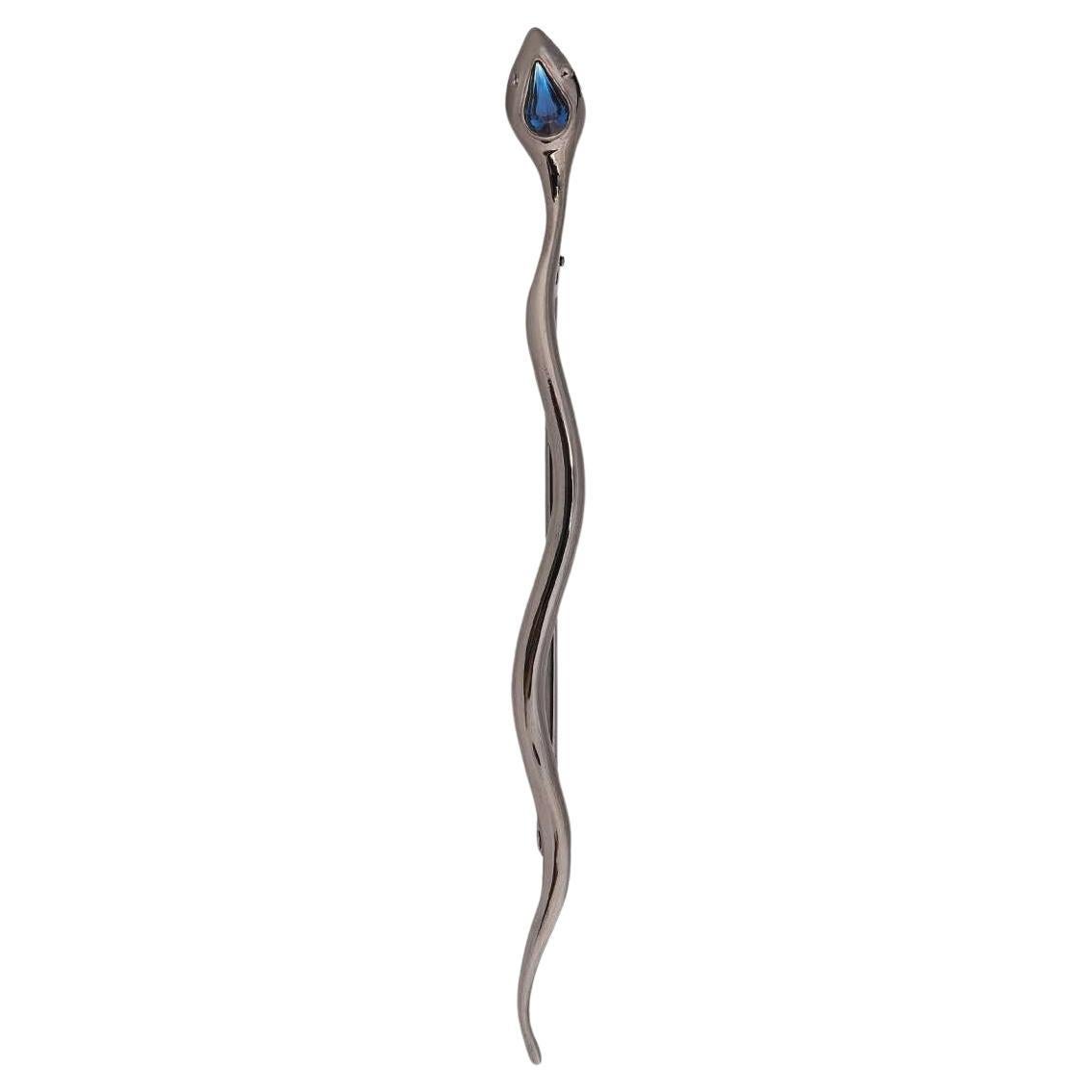 Dolce & Gabbana Black Sequin Pearl Handmade Brooch Hair Pin main image 0