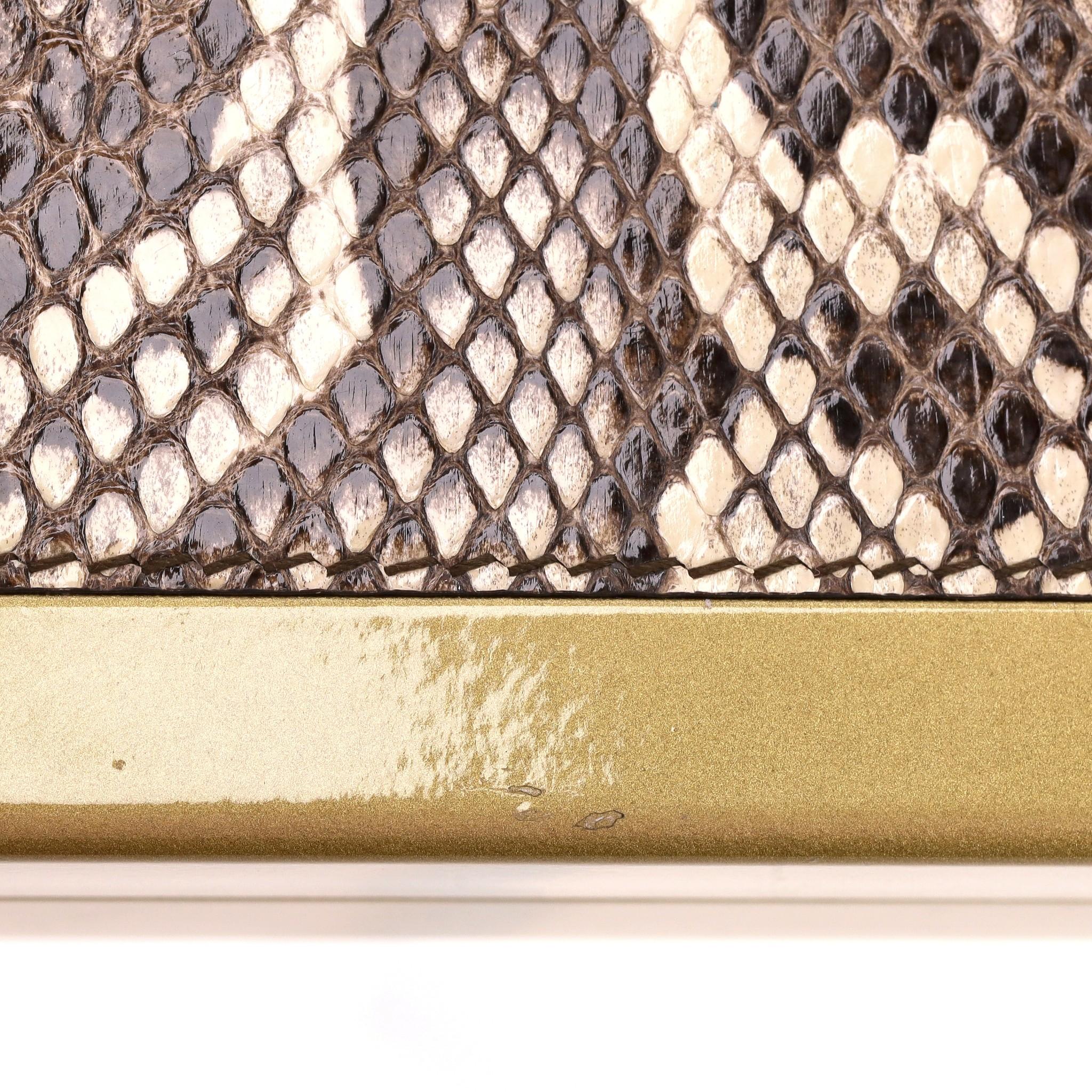 Dolce & Gabbana Snakeskin Camera Bag For Sale 6