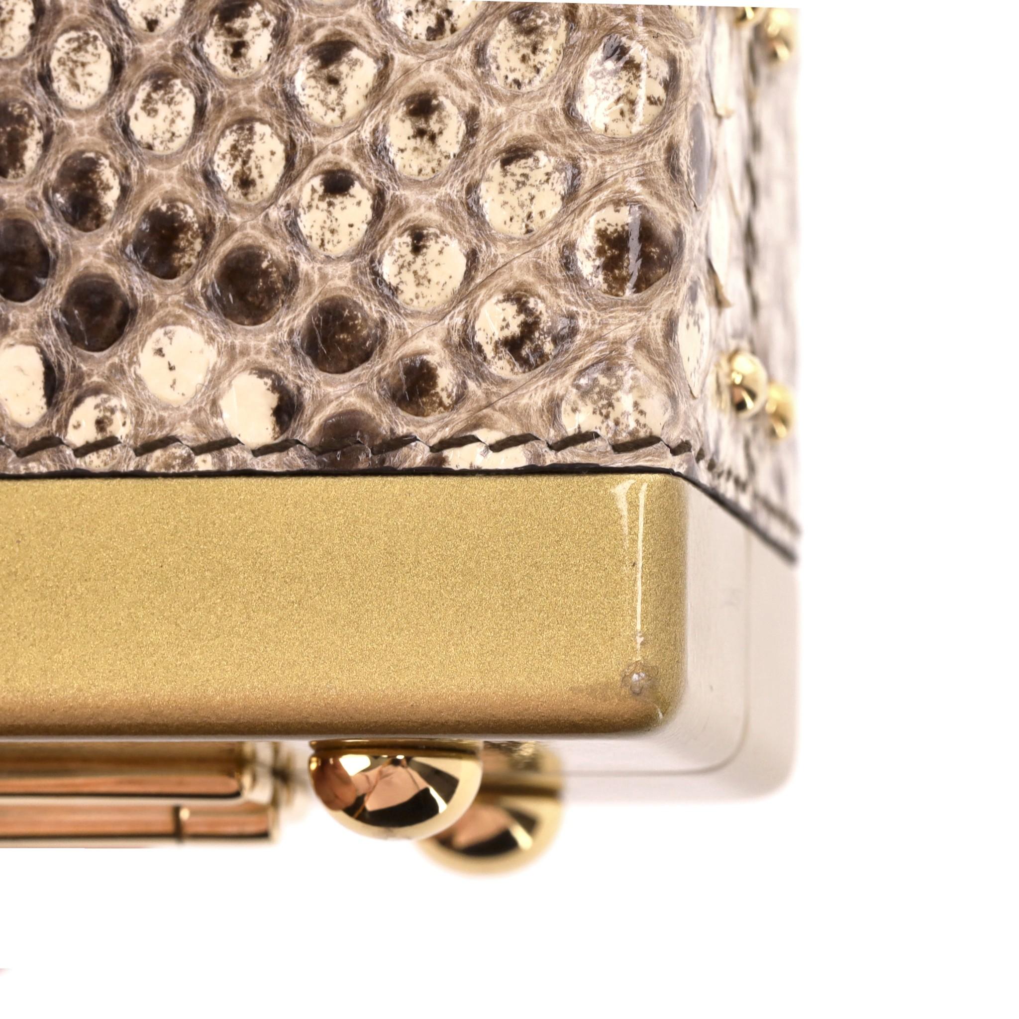 Dolce & Gabbana Snakeskin Camera Bag For Sale 7