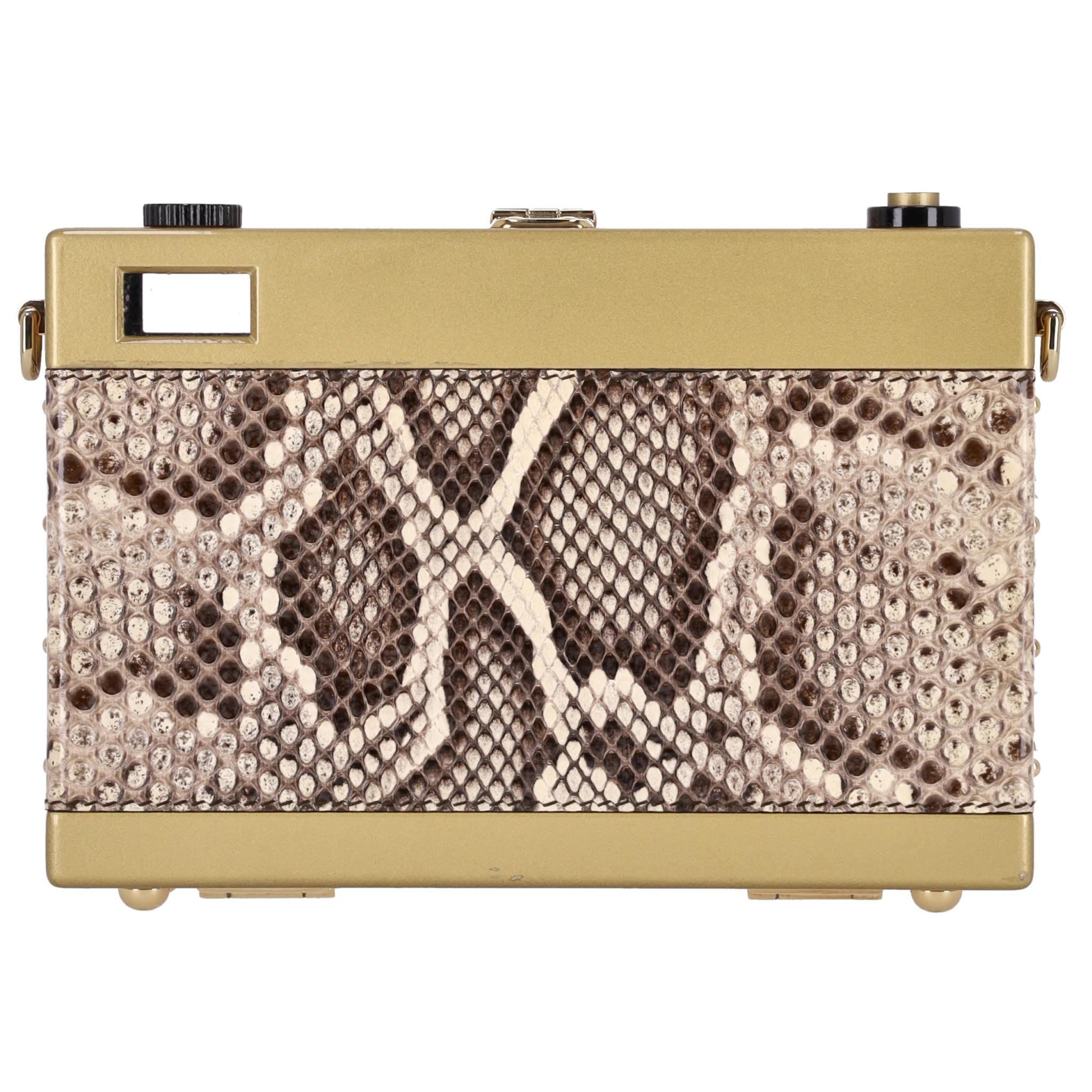 Women's Dolce & Gabbana Snakeskin Camera Bag For Sale