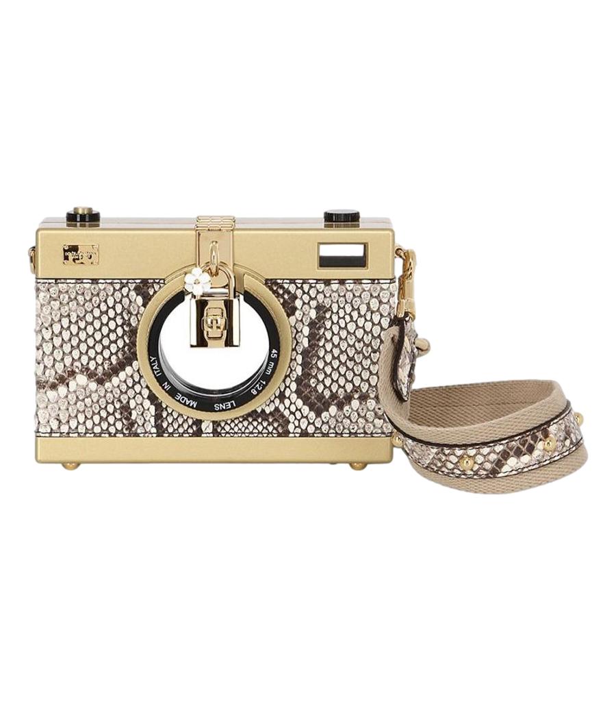 Dolce & Gabbana Snakeskin Camera Bag