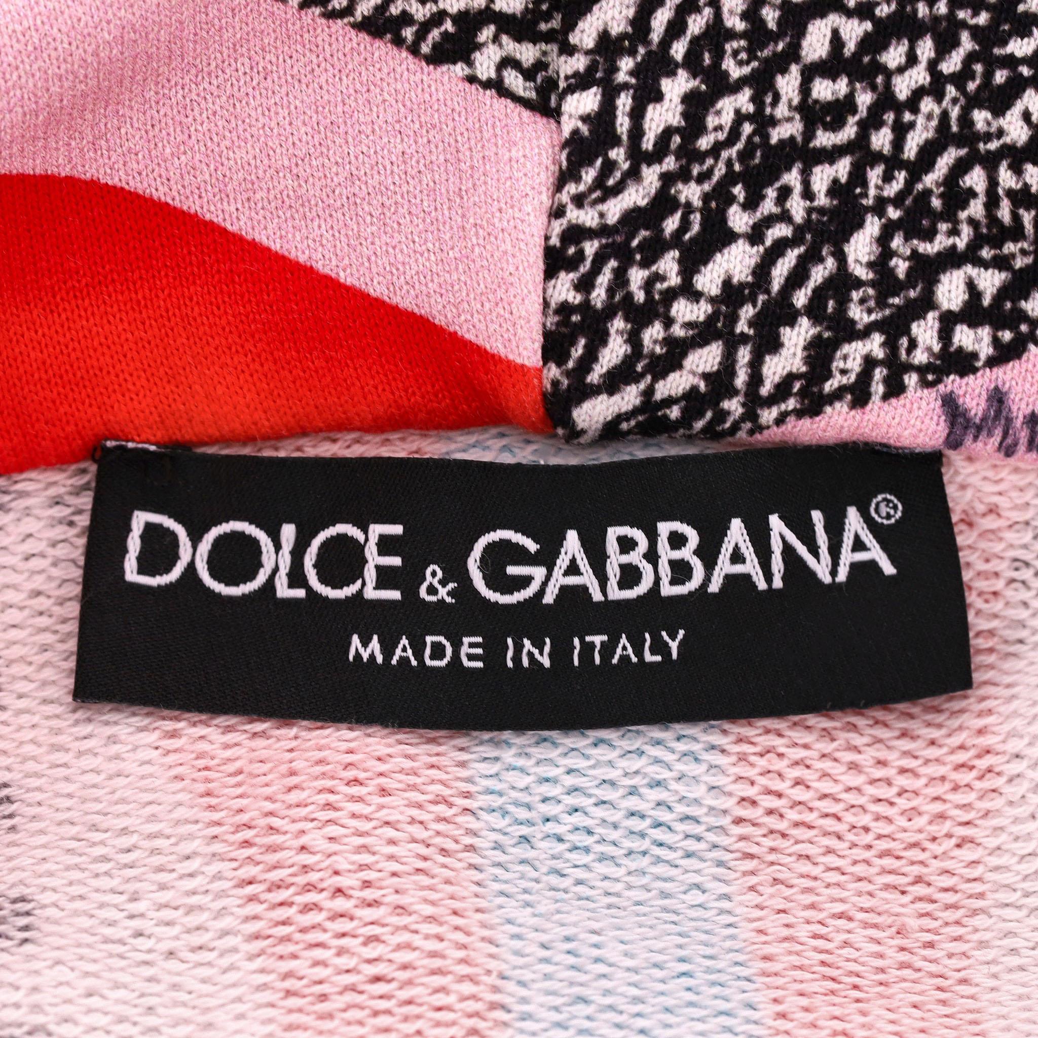 Women's Dolce & Gabbana Sneakers Print Cotton Sweatshirt For Sale