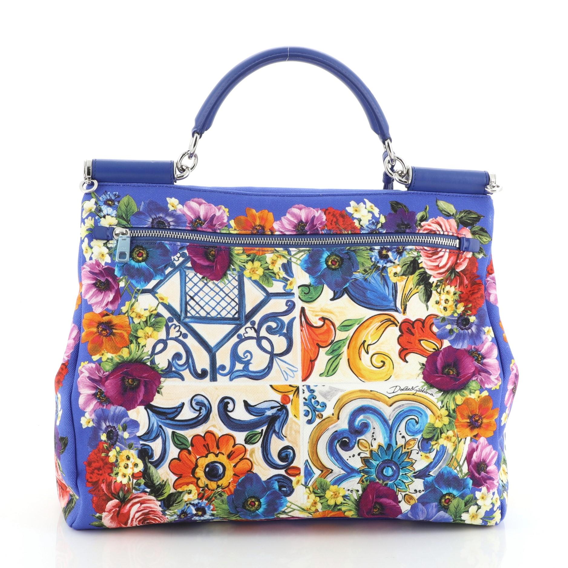Dolce Gabbana Red Leather Soft Miss Sicily Bag - ShopperBoard