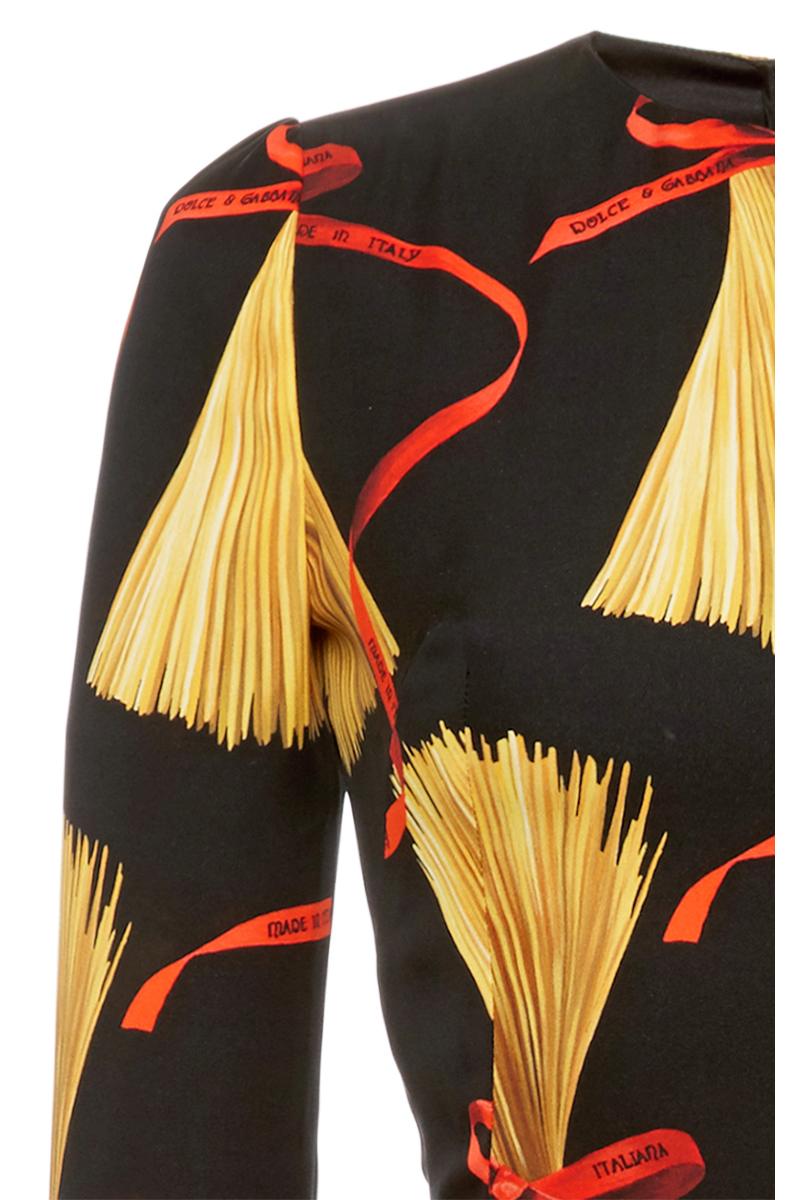 dolce and gabbana pasta dress
