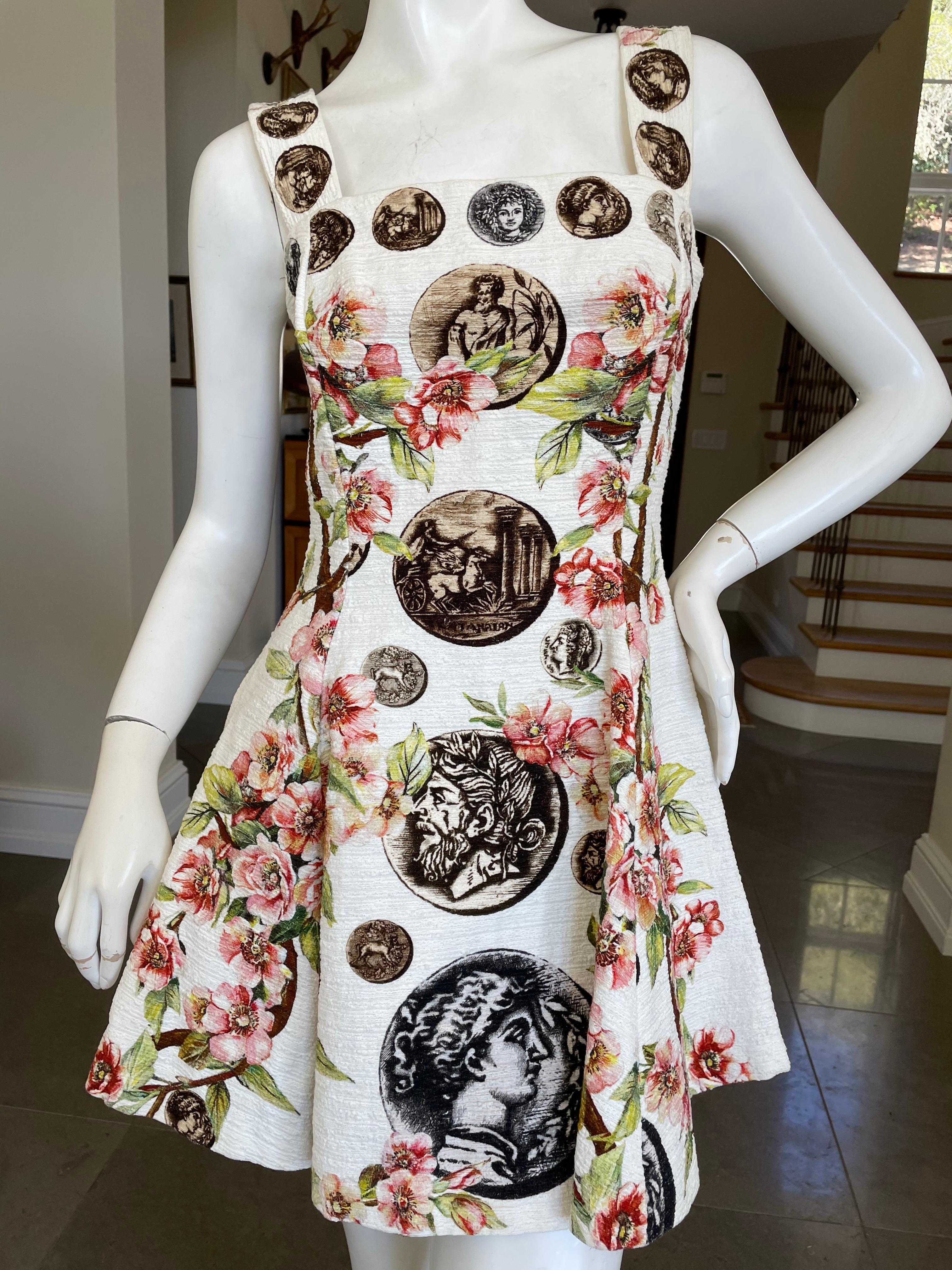 Dolce & Gabbana Special Edition Antiquities Mini Dress Spring 2014 For Sale 1