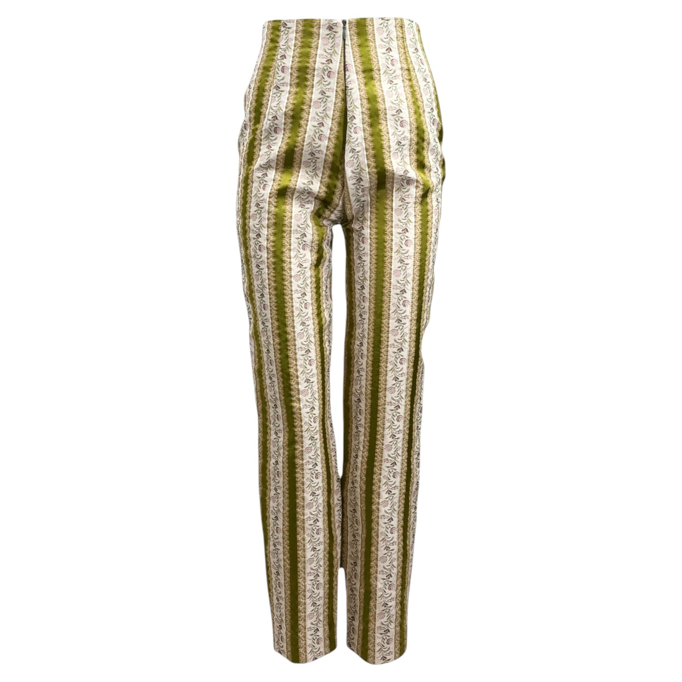 Pantalones florales Dolce & Gabbana Primavera 1993
