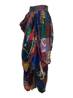 Dolce & Gabbana Spring 1993 patchwork skirt