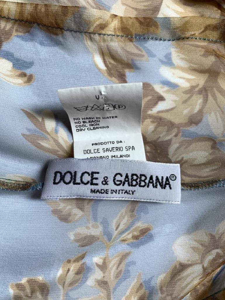 Dolce & Gabbana Spring 1997 Silk Dress In Excellent Condition In Prague, CZ