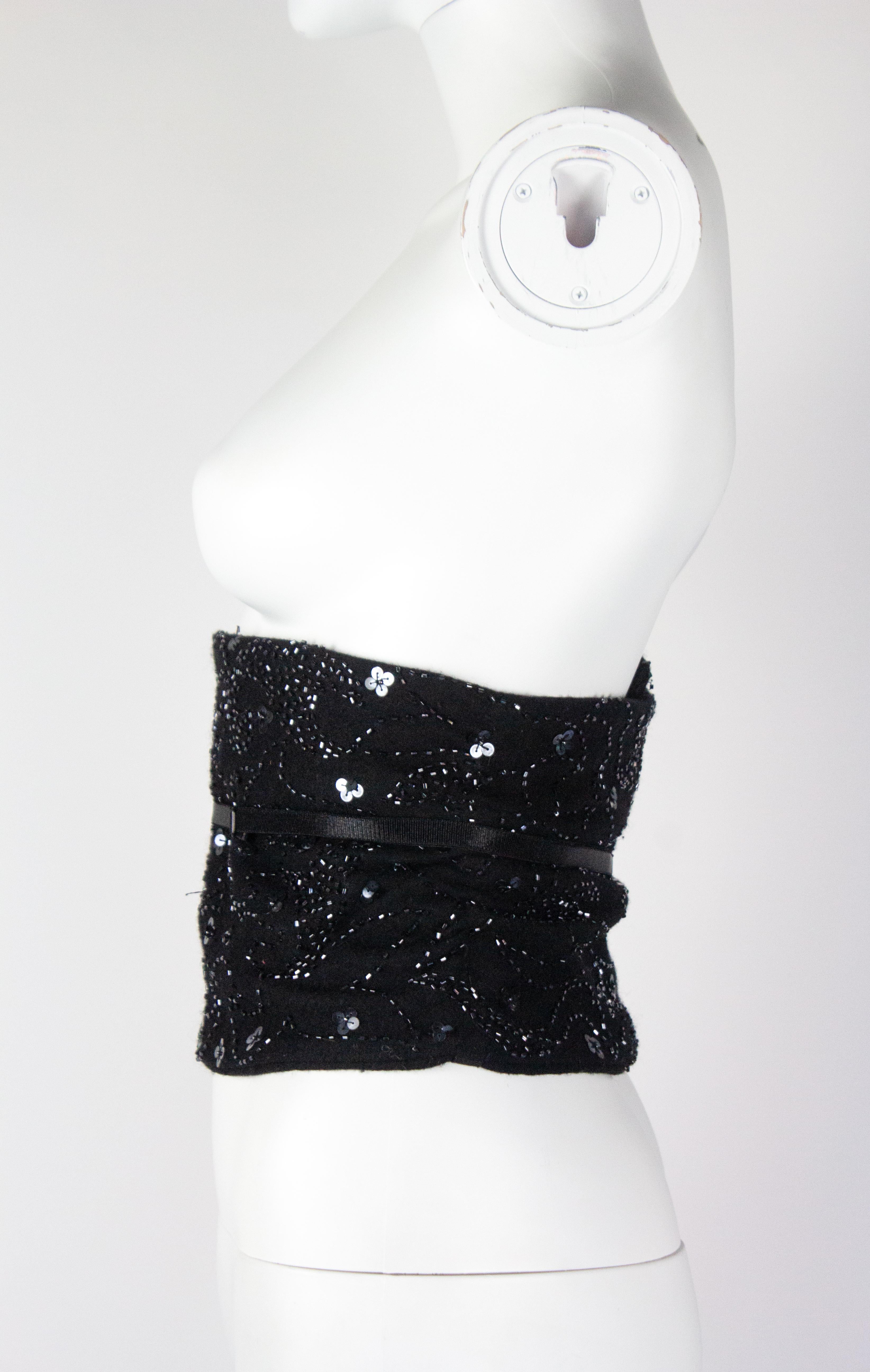 Dolce & Gabbana Spring 1999 Beaded Obi Belt 1