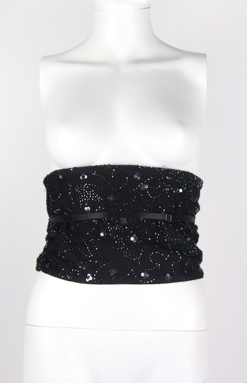 Dolce & Gabbana Spring 1999 Beaded Obi Belt 2