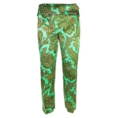 Dolce & Gabbana Pantalones Primavera 2000 Estampado Paisley