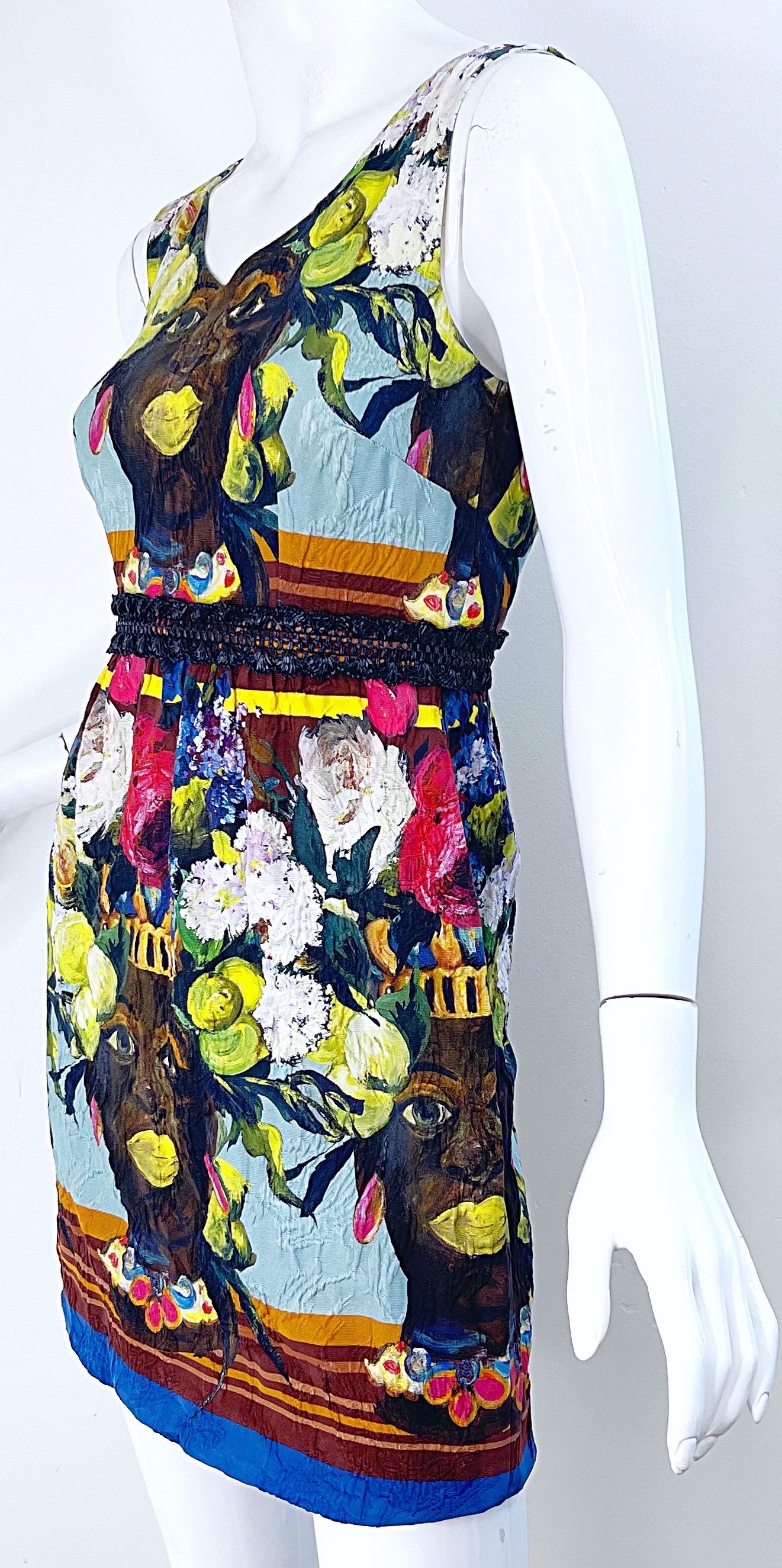 Robe Testa Di Moro mauresque sicilienne du défilé Dolce & Gabbana printemps 2013 taille 36 en vente 10