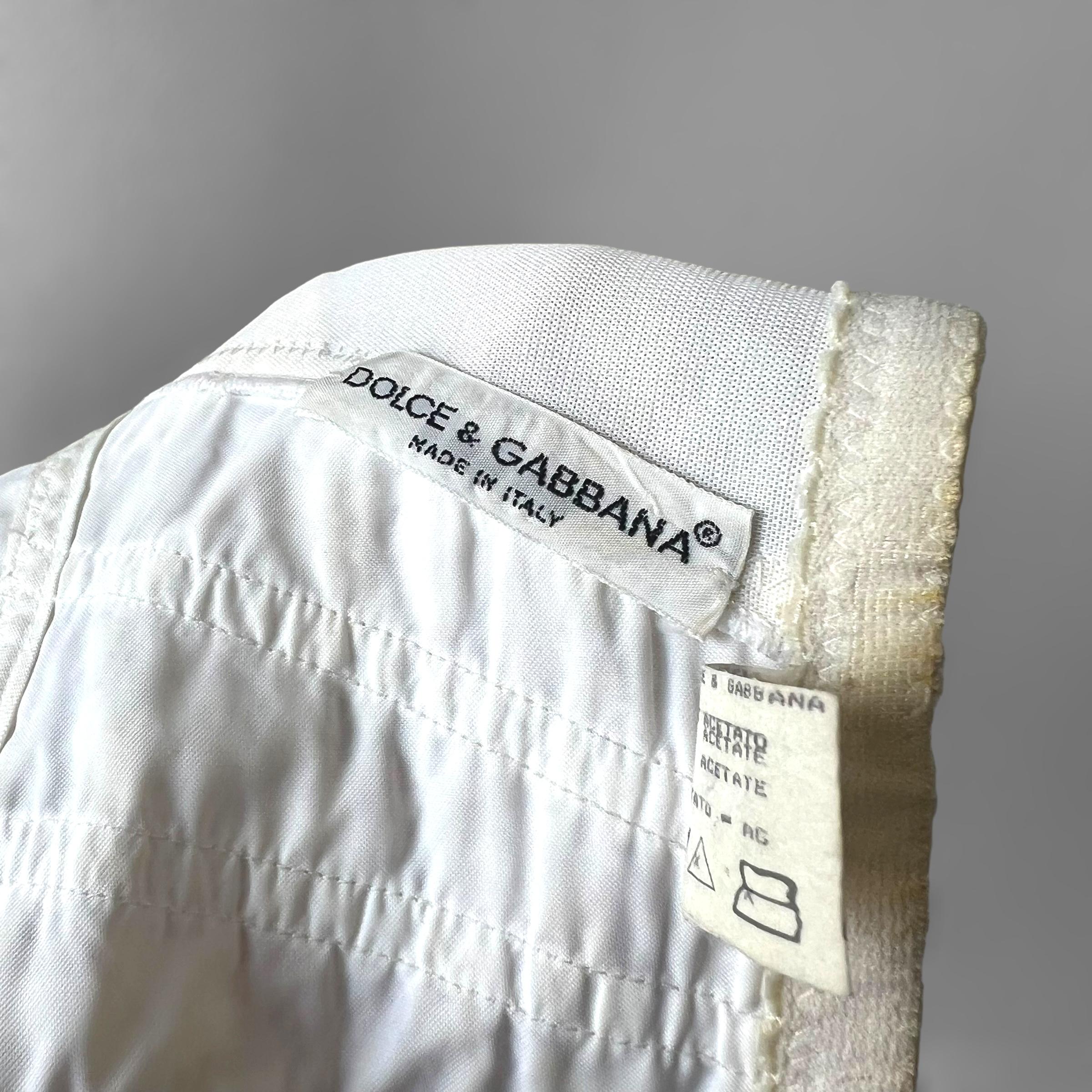 Dolce & Gabbana Spring Summer 1993 Collection White lace corset 6