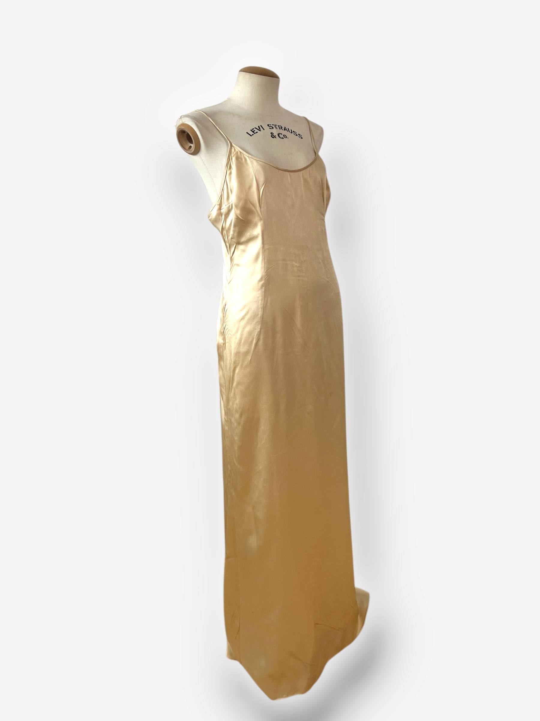 Dolce & Gabbana Spring/Summer 1997 Sheer Silk Floral Gown im Angebot 5