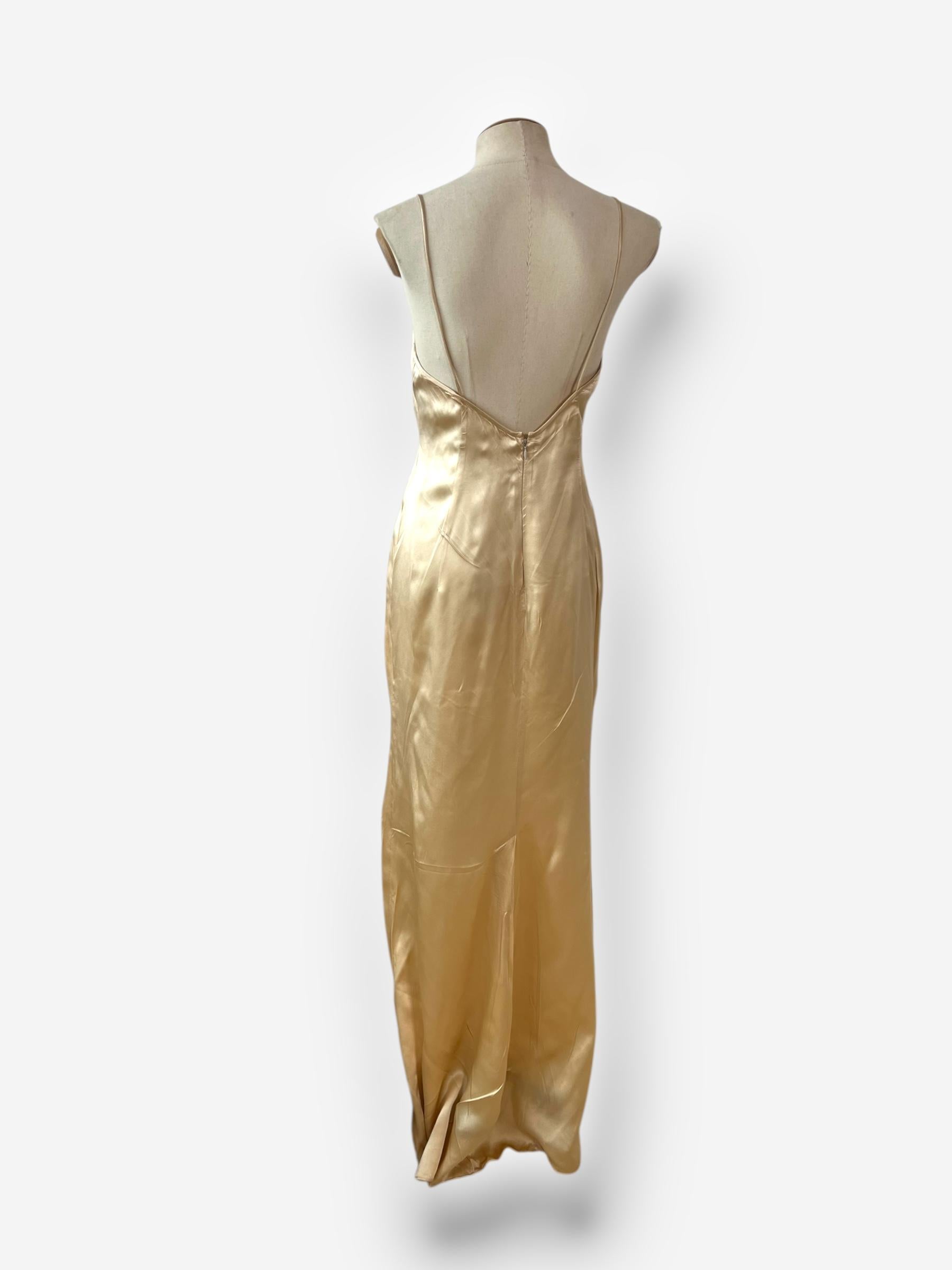 Dolce & Gabbana Spring/Summer 1997 Sheer Silk Floral Gown im Angebot 2