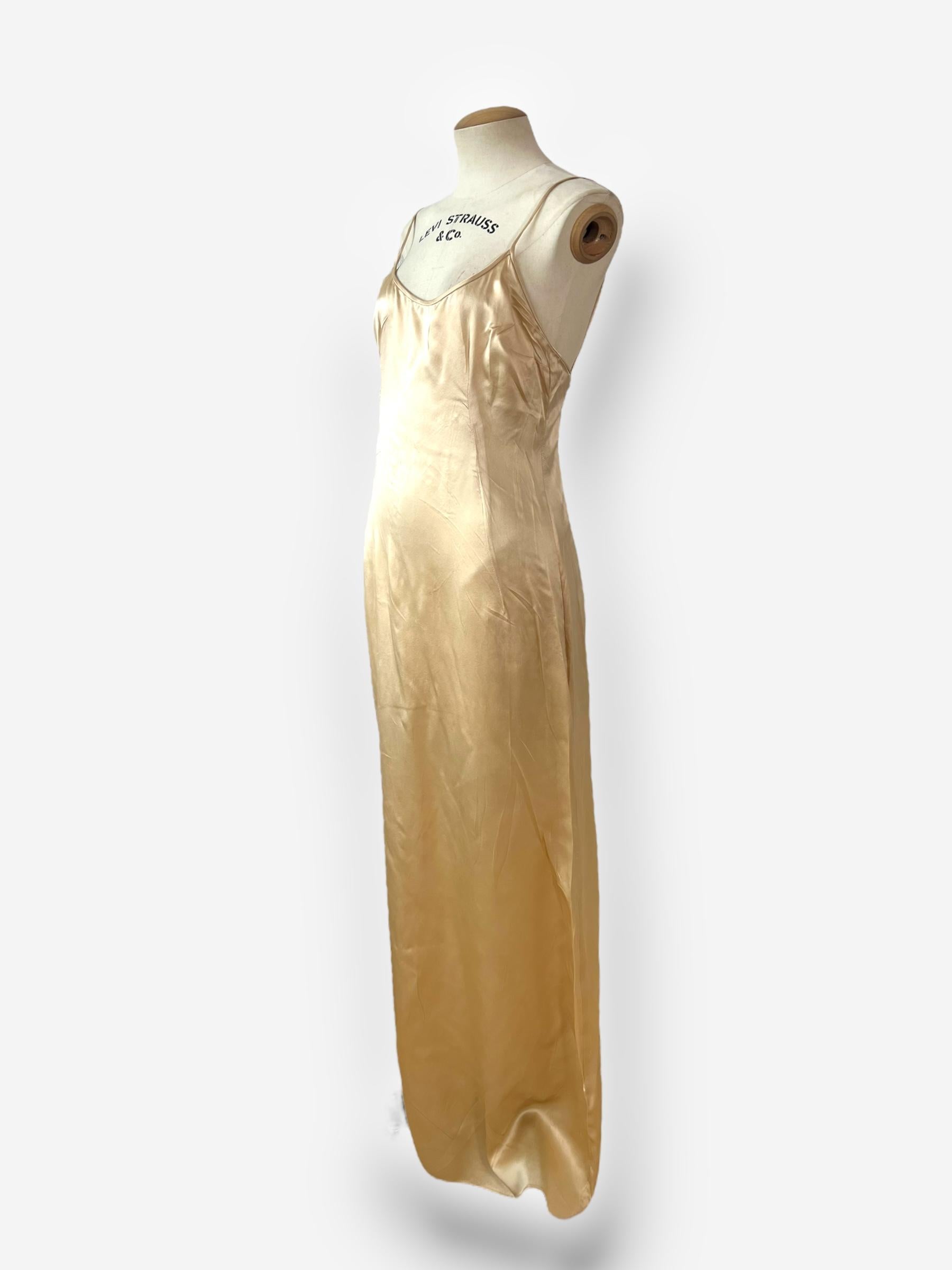Dolce & Gabbana Spring/Summer 1997 Sheer Silk Floral Gown im Angebot 3