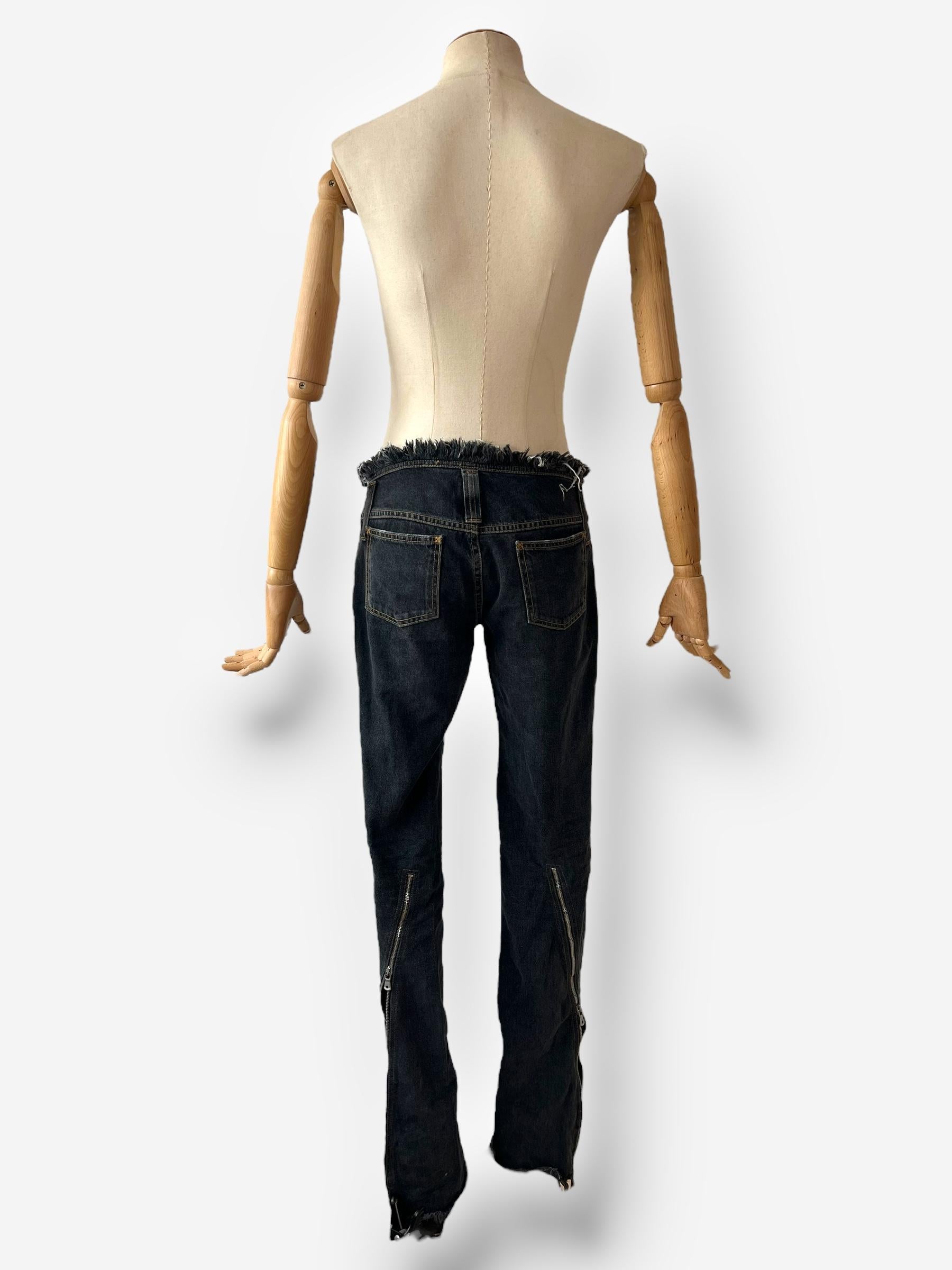Dolce & Gabbana Pantalones vaqueros con cremallera Primavera/Verano 2003 en Bueno estado para la venta en CAPELLE AAN DEN IJSSEL, ZH