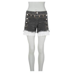 Dolce & Gabbana Spring/Summer 2003 Runway Denim Shorts IT38