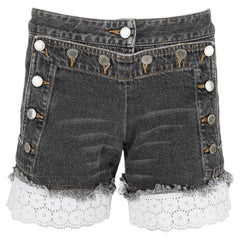 Dolce & Gabbana Spring/Summer 2003 Runway Denim Shorts IT38
