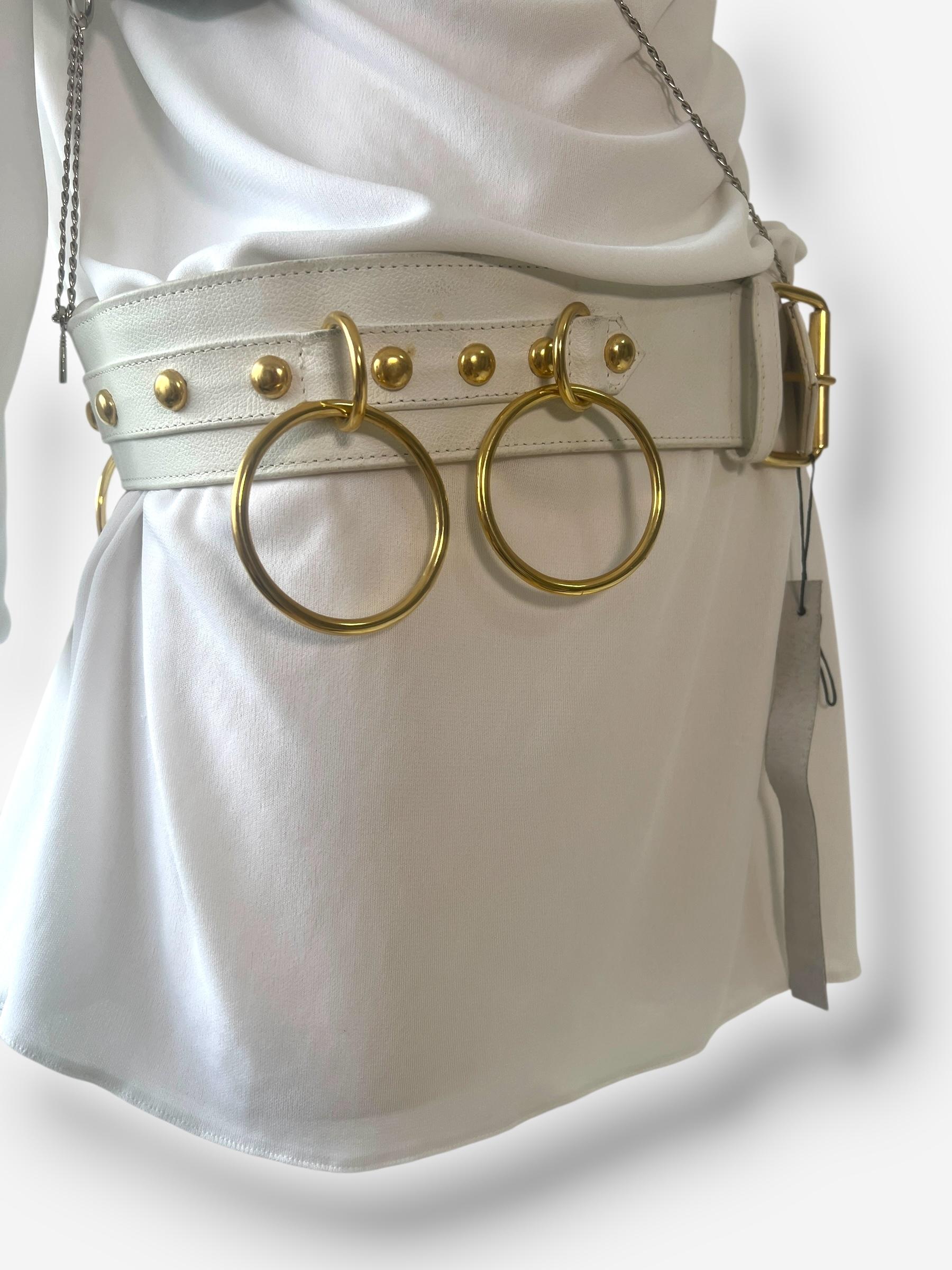 Dolce & Gabbana Spring/Summer 2003 Runway Look 2 – Mini Dress with belt For Sale 3