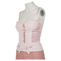 D&G Vintage Spring/Summer 2006 Powder Pink Corset Top IT 40