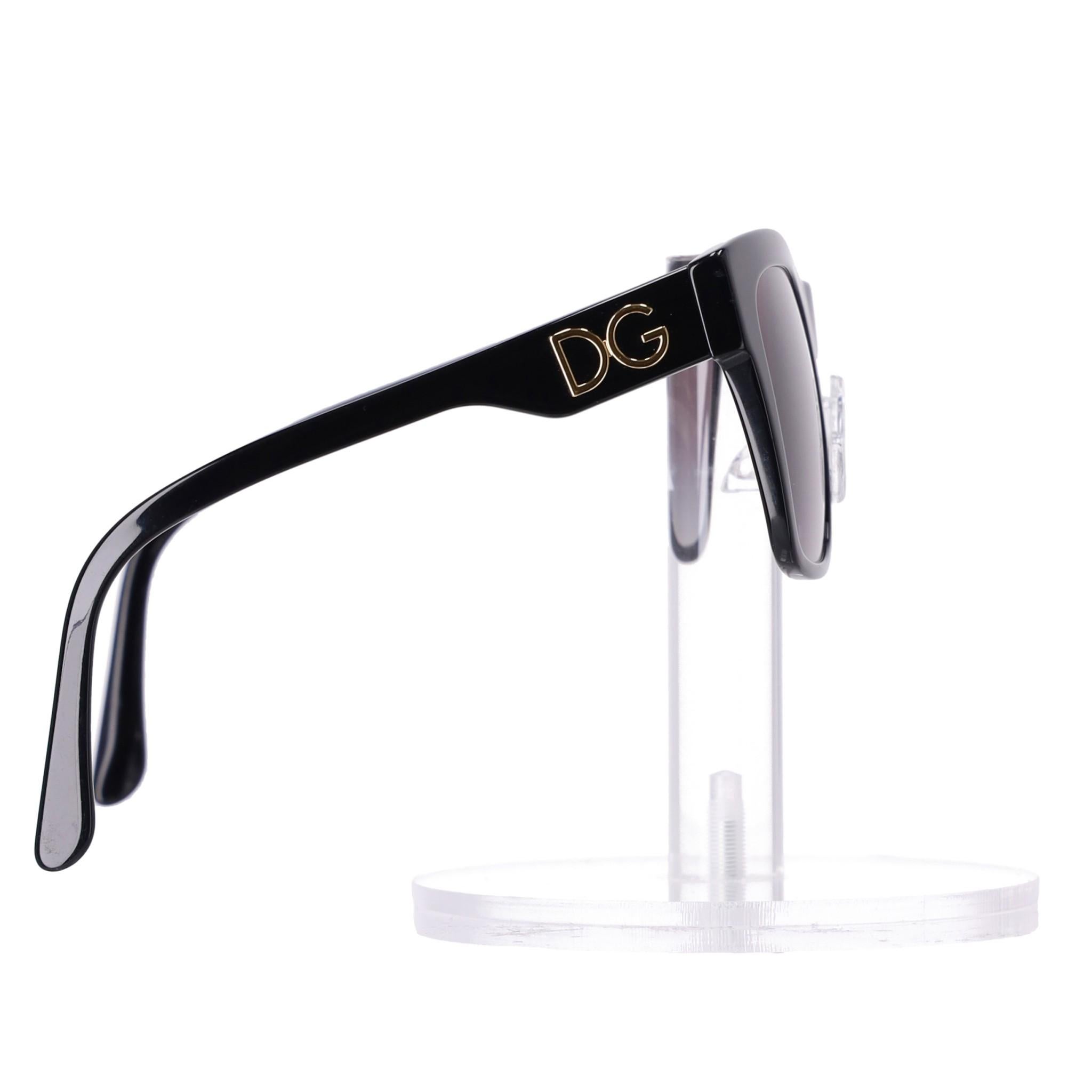 Gray Dolce & Gabbana Square Frame Sunglass