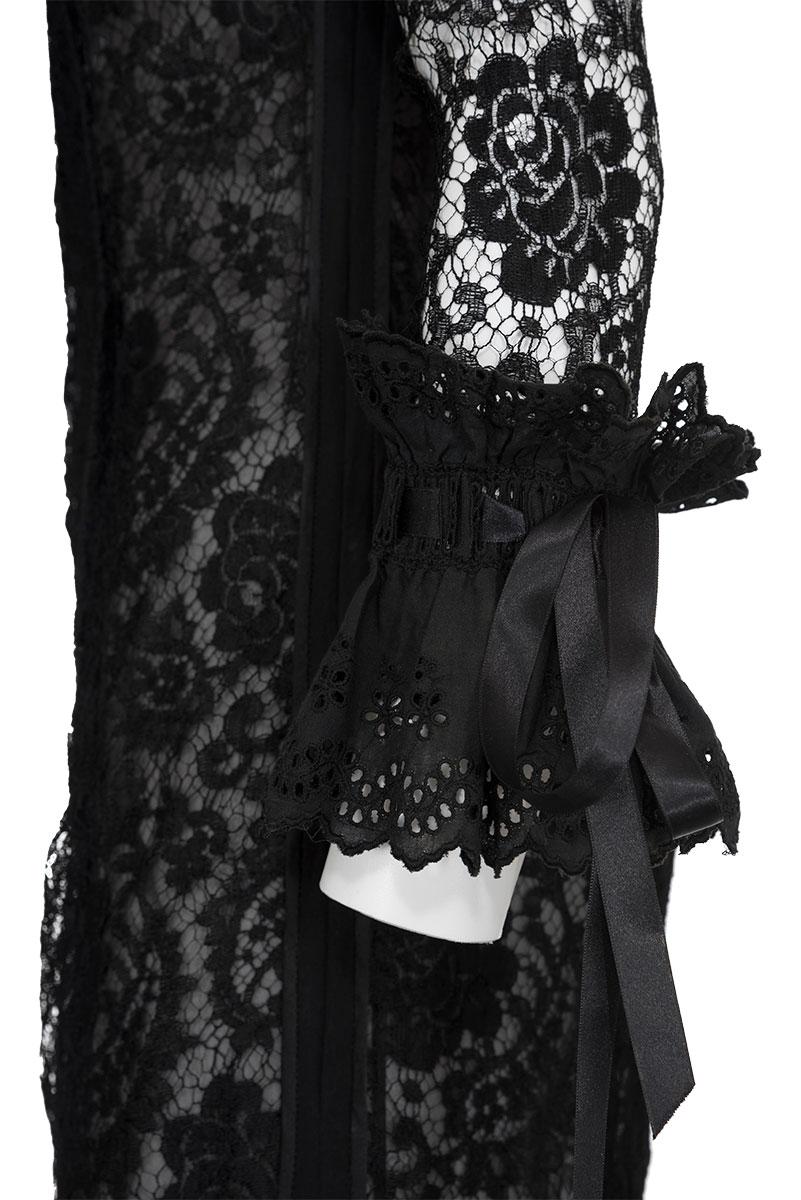 Women's or Men's DOLCE & GABBANA SS 06 Rare and Iconic Lace Long Sleeve Dress For Sale