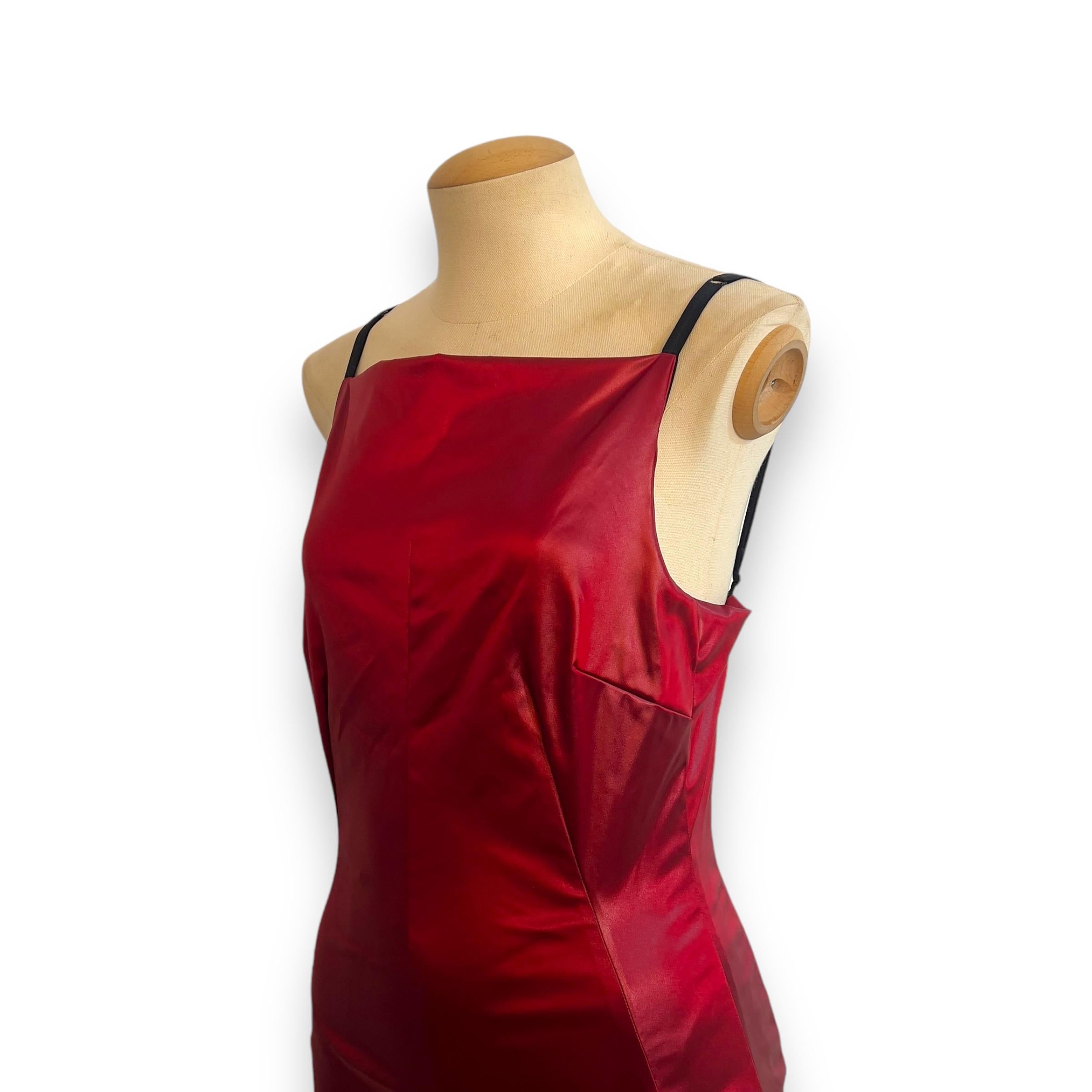 Women's Dolce & Gabbana SS 1999  Wet look/ Vinyl Effect bodycon Dress
