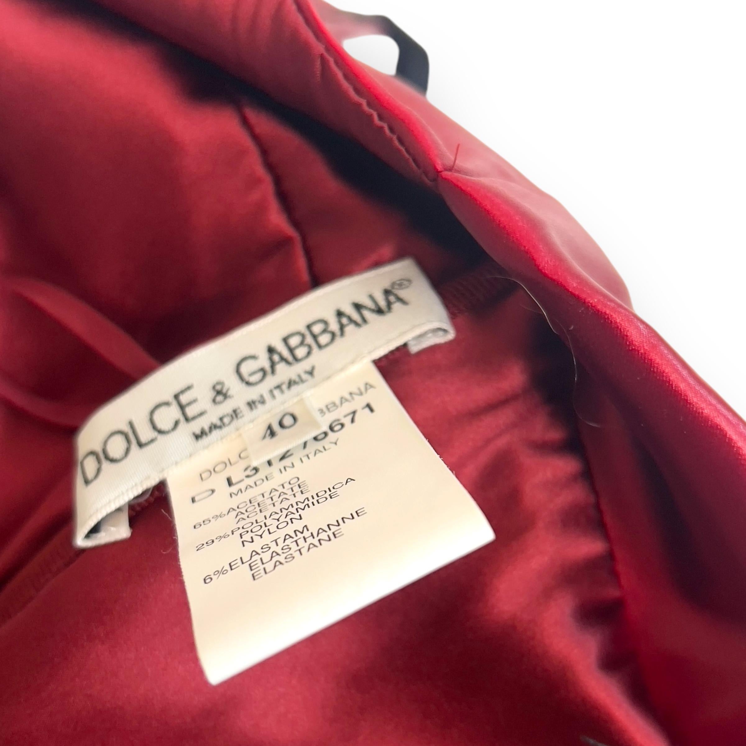 Dolce & Gabbana SS 1999  Wet look/ Vinyl Effect bodycon Dress 1