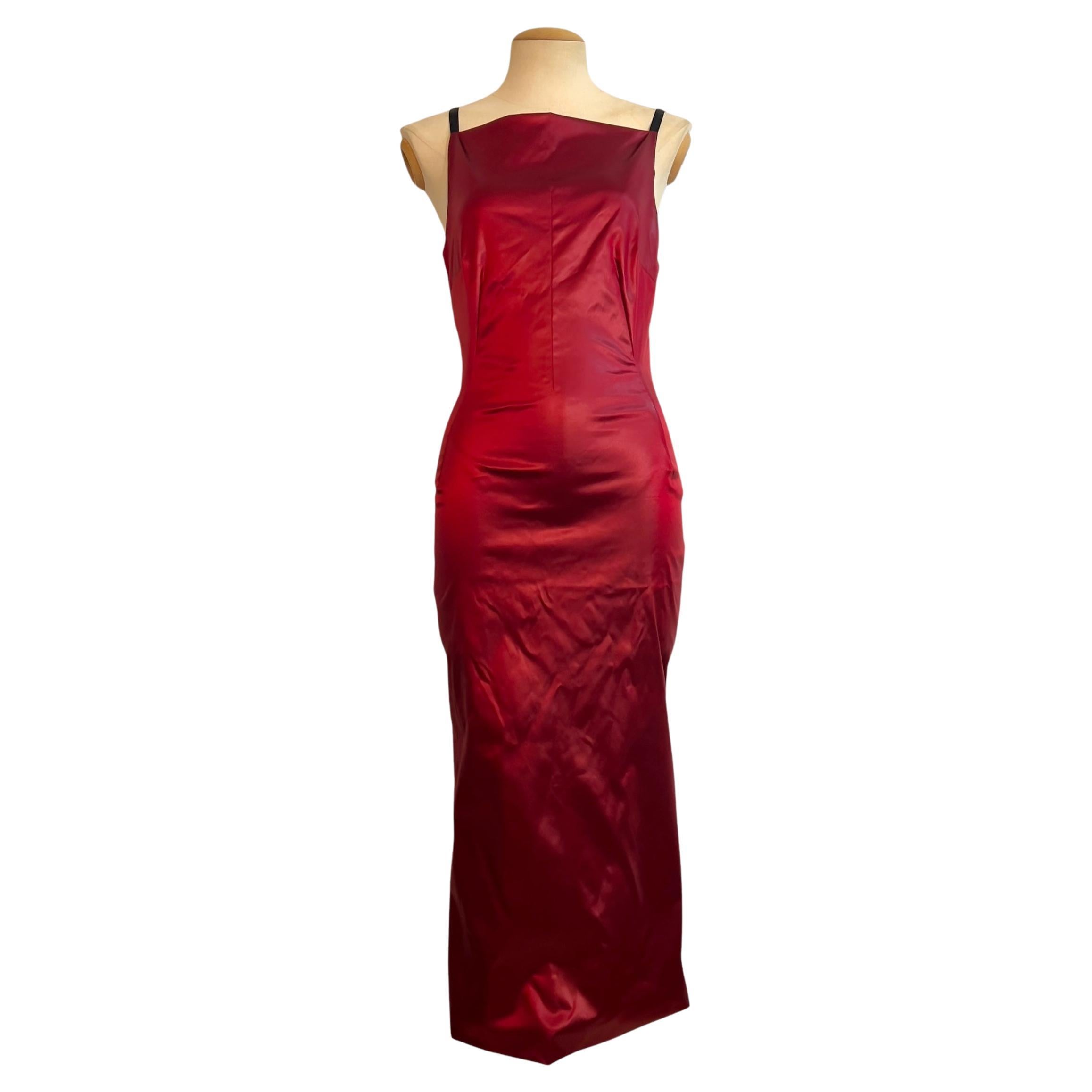 Dolce & Gabbana SS 1999  Wet look/ Vinyl Effect bodycon Dress