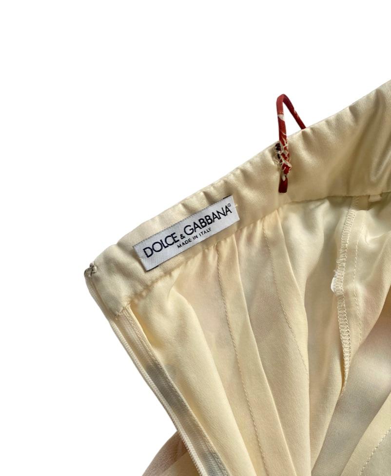 Dolce Gabbana SS 2002 Floral Silk Gown 1