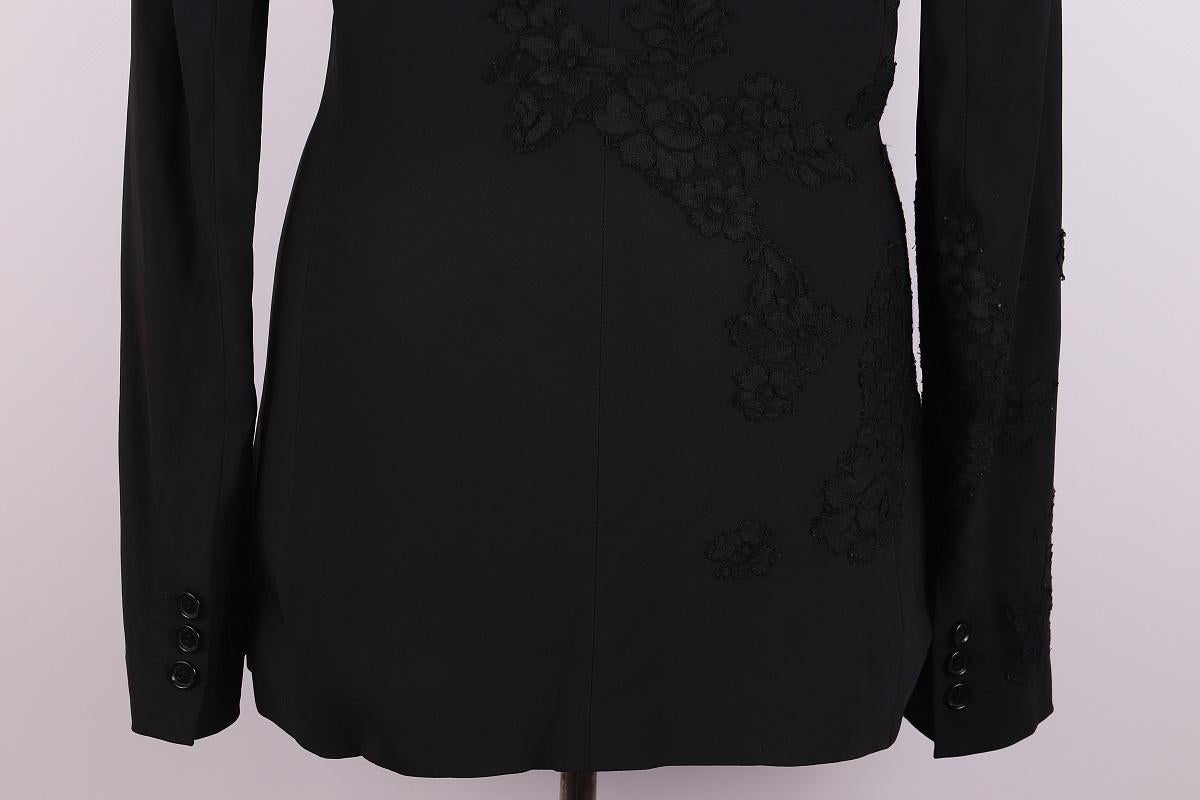Nero Dolce & Gabbana - Giacca in pizzo SS 2002 in vendita