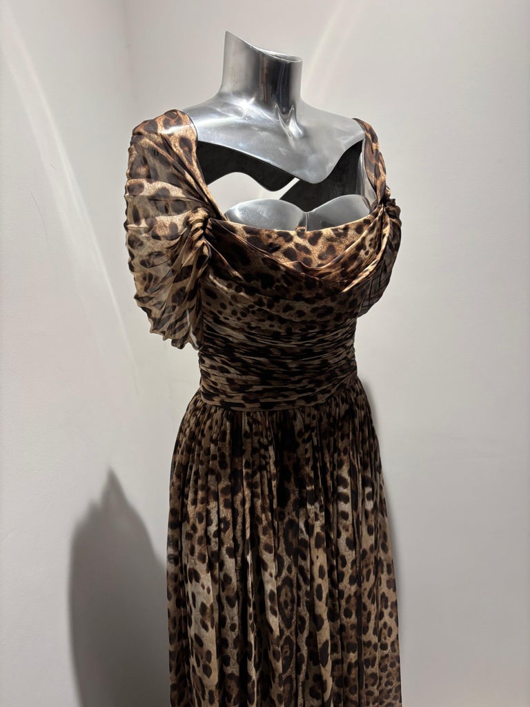 flowy leopard print dress Untamed Luxe Belted Shirt Dress Leopard Print S