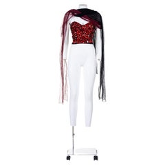 Vintage DOLCE & GABBANA SS 90 Rare and Iconic Corset with Crystals