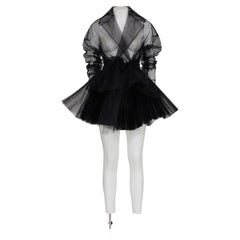 Vintage DOLCE & GABBANA SS 92 Rare and Iconic Tulle Minidress