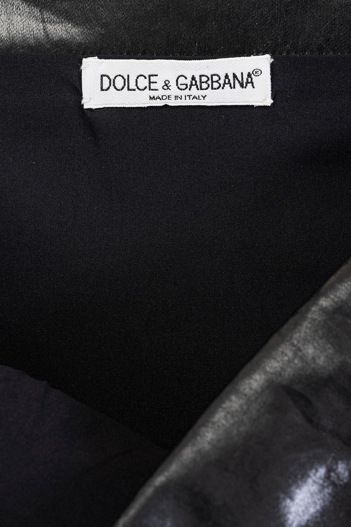 DOLCE & GABBANA SS 98 Traje Efecto Vynil en Excelente estado para la venta en Milano, MILANO