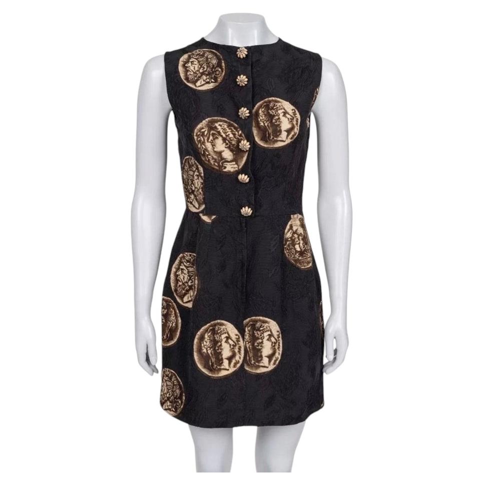 Dolce & Gabbana SS14 Black Fitted Dress Sz.42/M