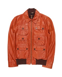 Dolce & Gabbana SS2006 Cargo Leather Jacket