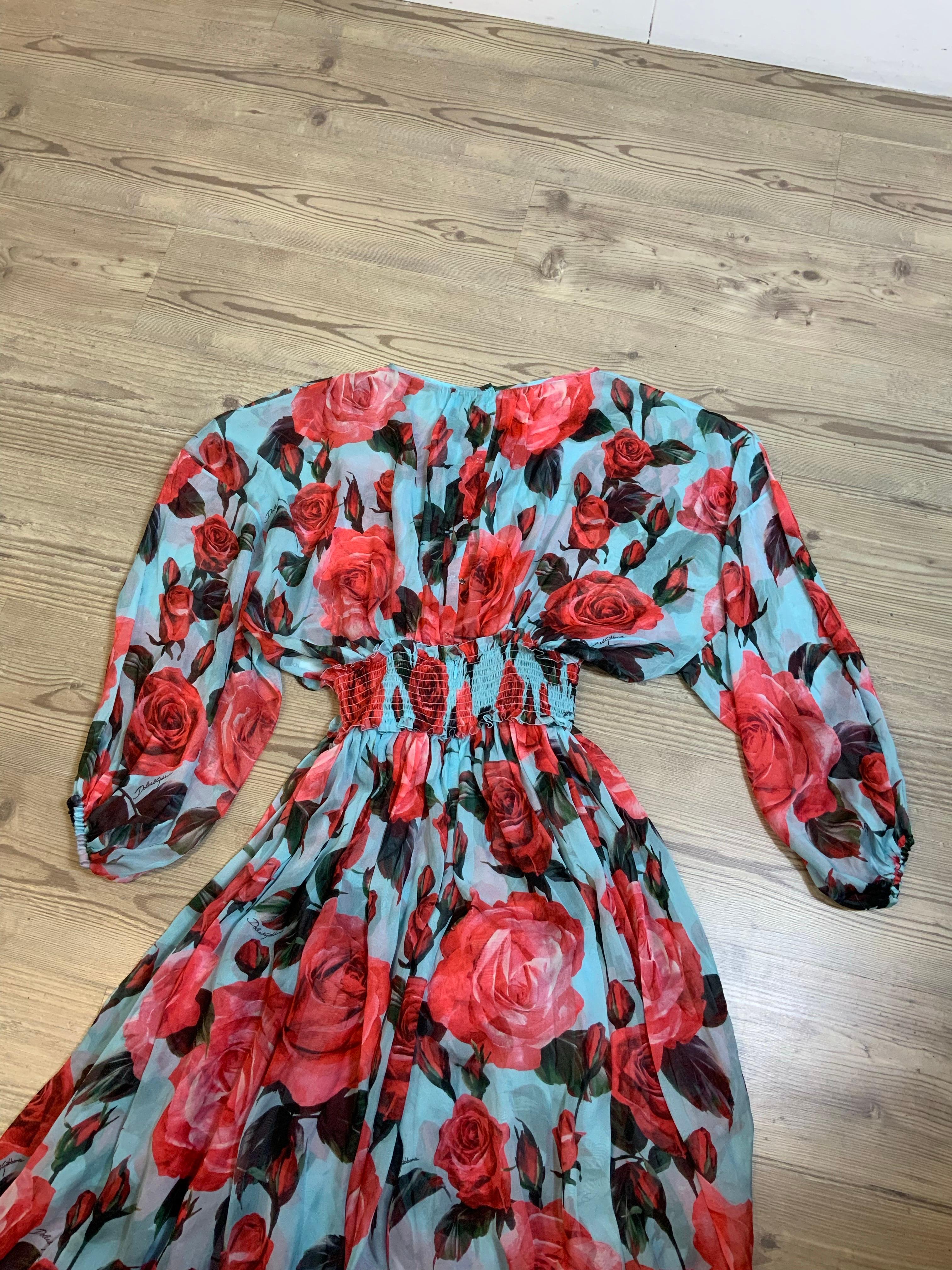Dolce & Gabbana F/S 2018 Jumpsuit mit Blumenmuster für Damen oder Herren im Angebot