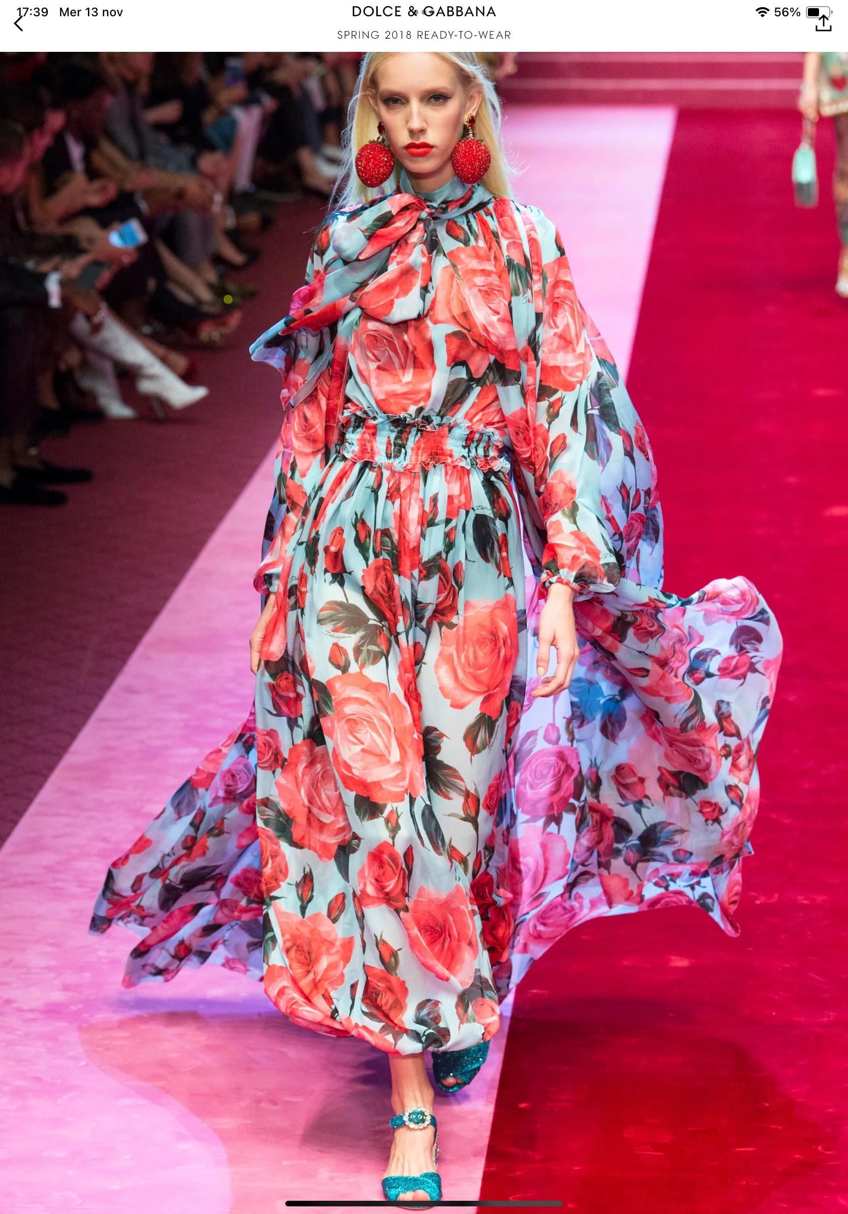 Dolce & Gabbana SS2018 floral Jumpsuit 4