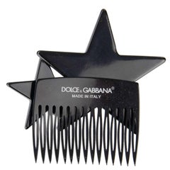 Dolce & Gabbana - Stelle Star Crystal Hair Clip Comb Gold