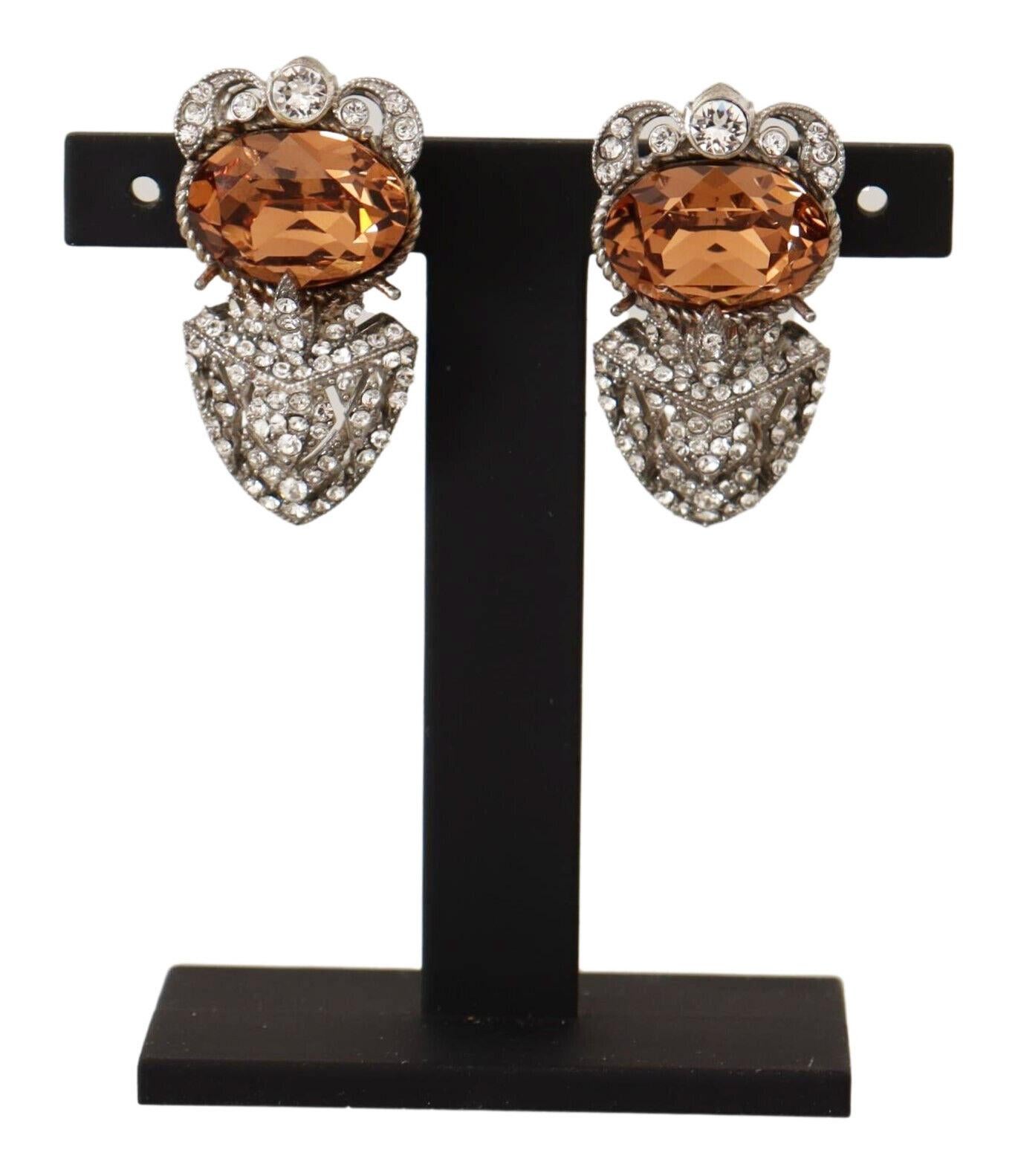 Dolce & Gabbana

Gorgeous brand new with tags, 100% Authentic Dolce & Gabbana Earrings.

Model: Screw back closure
Motive: Sicily
Material: 70% Sterling 925 Silver, 30% Glass

Color: Silver
Crystals: Clear and orange

Logo details
Made in