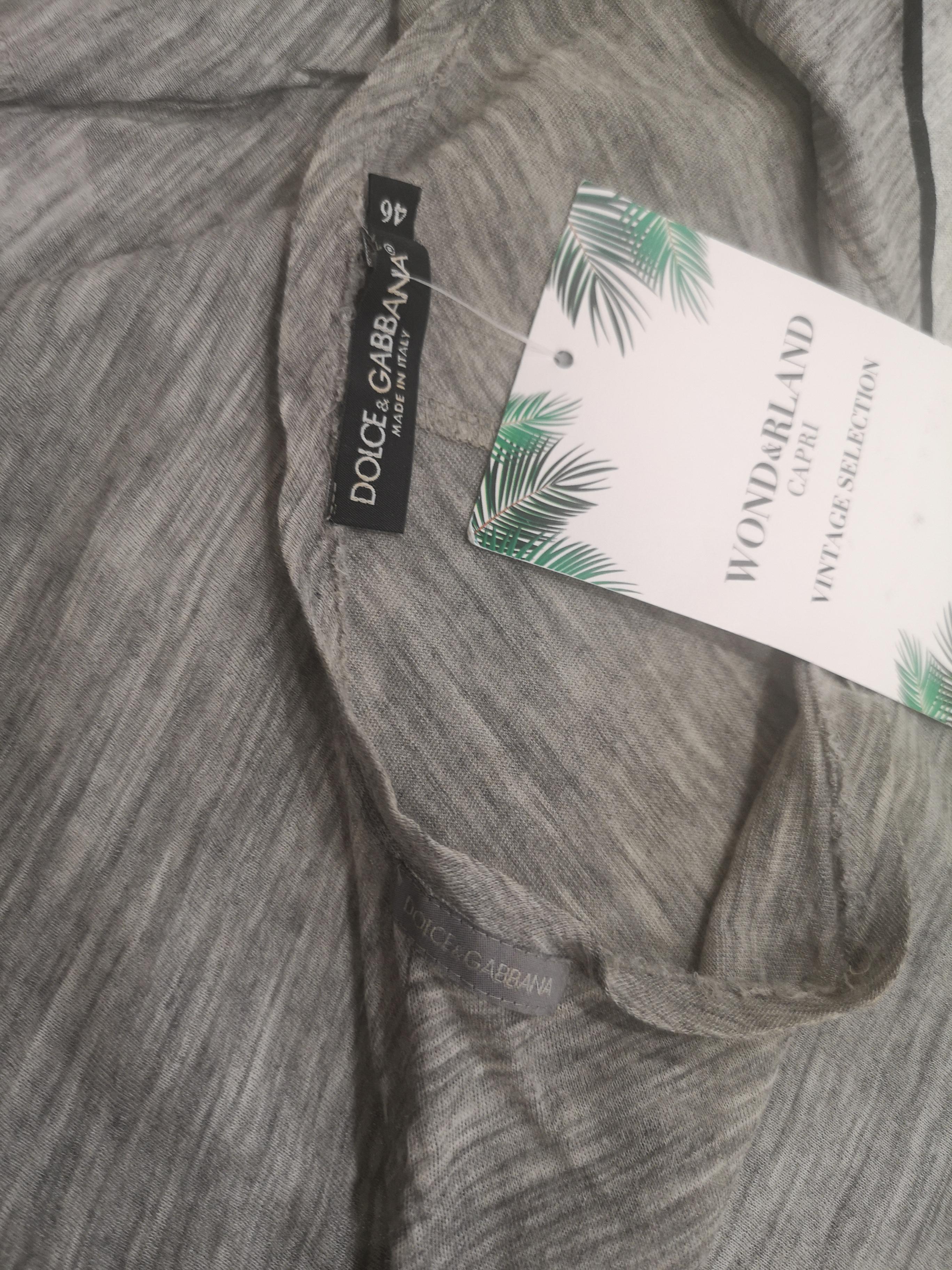 Dolce & Gabbana Steve McQueen grey t-shirt In Excellent Condition In Capri, IT